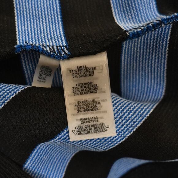 Karl Lagerfeld Paris Women's M Striped 3/4 Sleeve Sweater - Picture 9 of 10